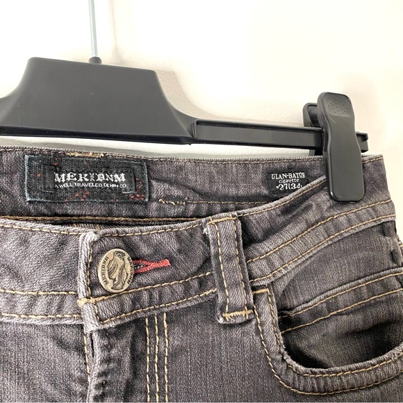 MEK Denim Ulan-Bator Cigarette Leg Grey Black Jeans - Picture 4 of 11